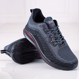 DK Scarpe sportive da uomo nero grigio 1
