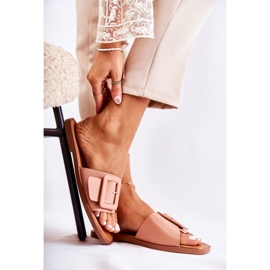 Pantofole alla moda da donna per l'estate rosa Sylvia 1