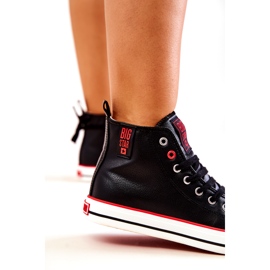 Sneakers Alte In Pelle Big Star JJ274131 Nero 2