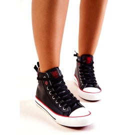 Sneakers Alte In Pelle Big Star JJ274131 Nero 5