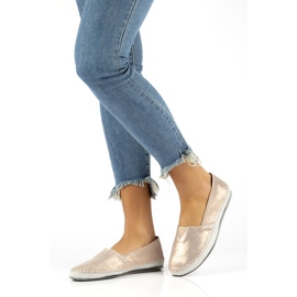 Scarpe in pelle Filippo DP031/22 Go d'oro grigio 3