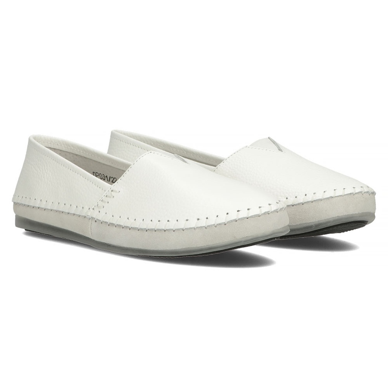 Scarpe in pelle Filippo DP031/22 WH bianco grigio 4