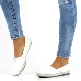 Scarpe in pelle Filippo DP031/22 WH bianco grigio 6