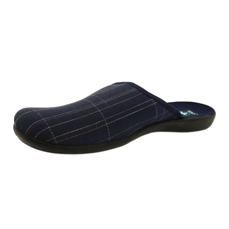 Pantofole da uomo Pantofole Adanex 25957 LEL1 Blu navy 2