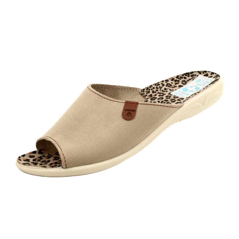 Ciabatte da donna in camoscio Adanex Sara 27310 Beige 5