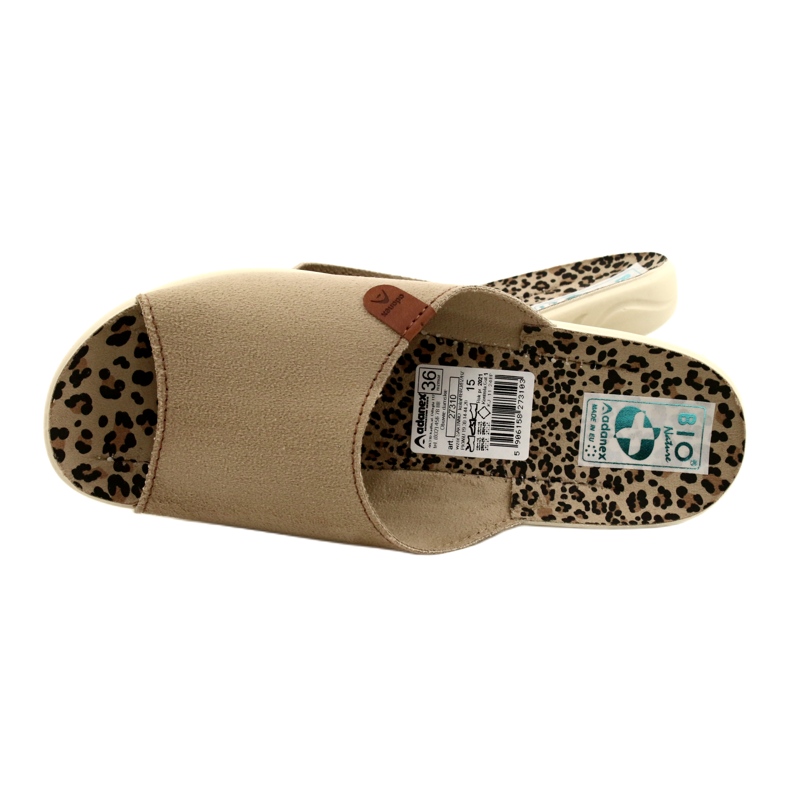Ciabatte da donna in camoscio Adanex Sara 27310 Beige 6