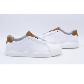 Polbut Scarpe sportive da uomo in pelle 2109 bianche bianco 4