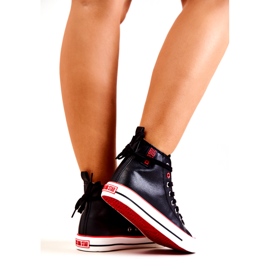 Sneakers Alte In Pelle Big Star JJ274131 Nero 3