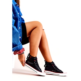 Sneakers Alte In Pelle Big Star JJ274131 Nero 4