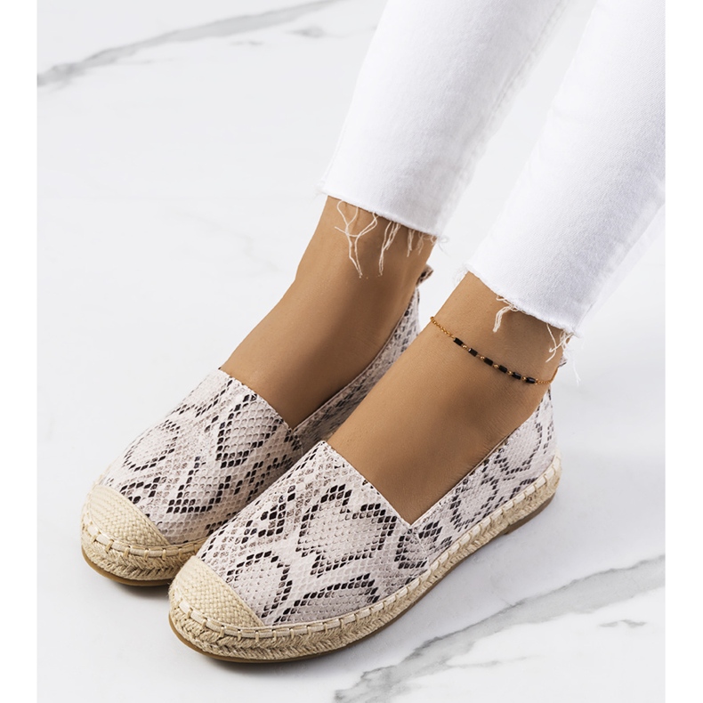 Espadrillas da donna beige di Cergy marrone 1