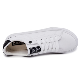 Sneakers da Uomo in Pelle Big Star JJ174105 Bianche e Nere bianco 2