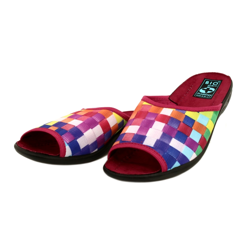 Pantofole da donna Adanex 27266 SAK1 rosso 3