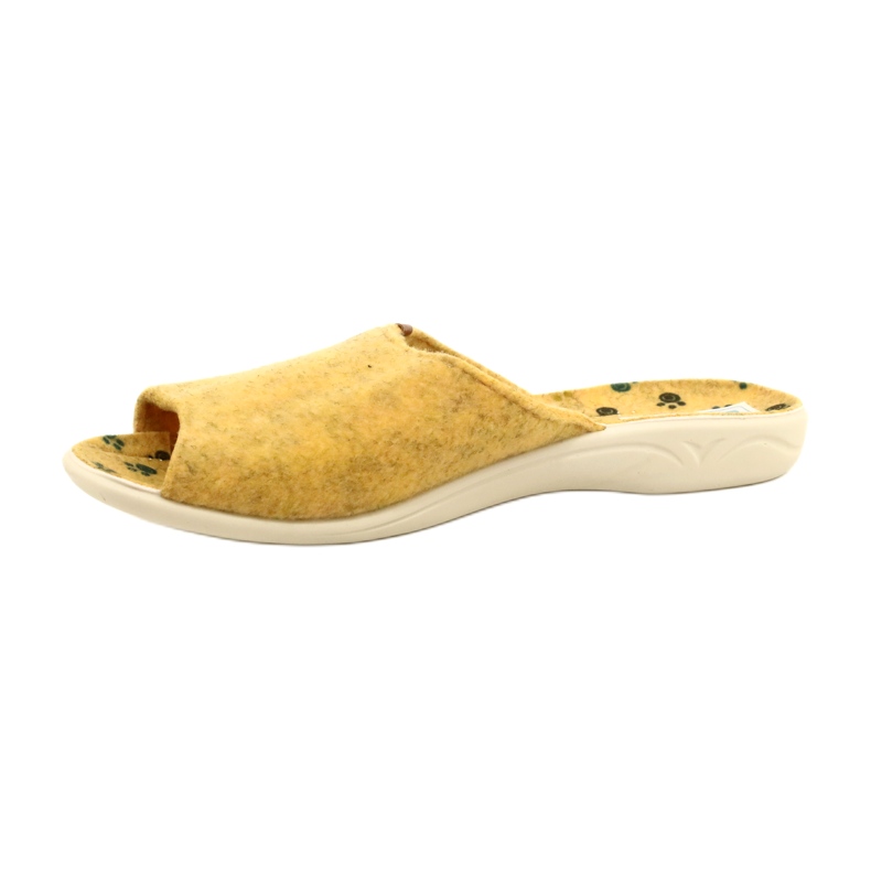 Pantofole in feltro Adanex 25493 giallo 2