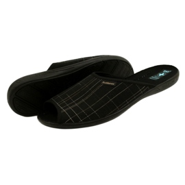 Pantofole da uomo Adanex Pantofole 25954 nere nero 4