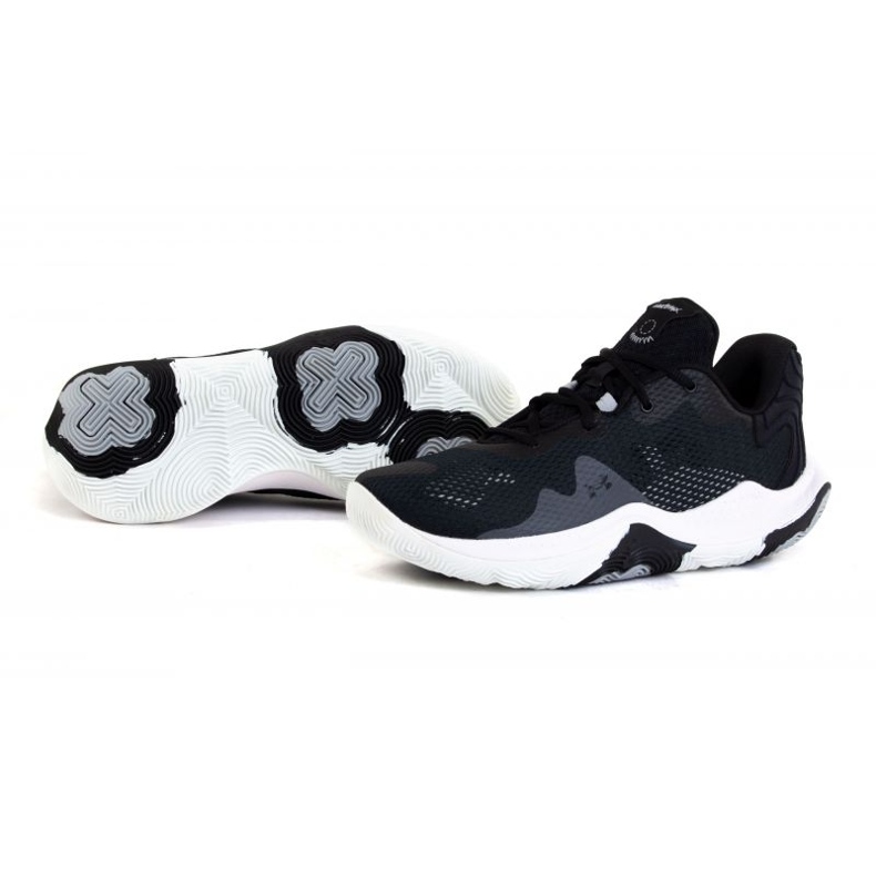 Under Armour Scarpa da basket Uner Armor Spawn 4 M 3024971-001 multicolore nero 1