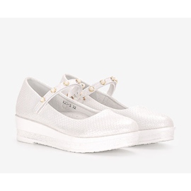Ballerine bianche per bambini Kuiper bianco 1