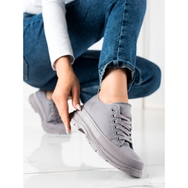 SHELOVET Scarpe Da Ginnastica Sulla Piattaforma grigio 1