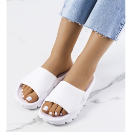 Ciabatte Distant da donna bianche bianco 1