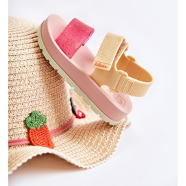 Comodi sandali per bambini profumati ZAXY JJ385028 rosa-giallo ['rosa'] 2