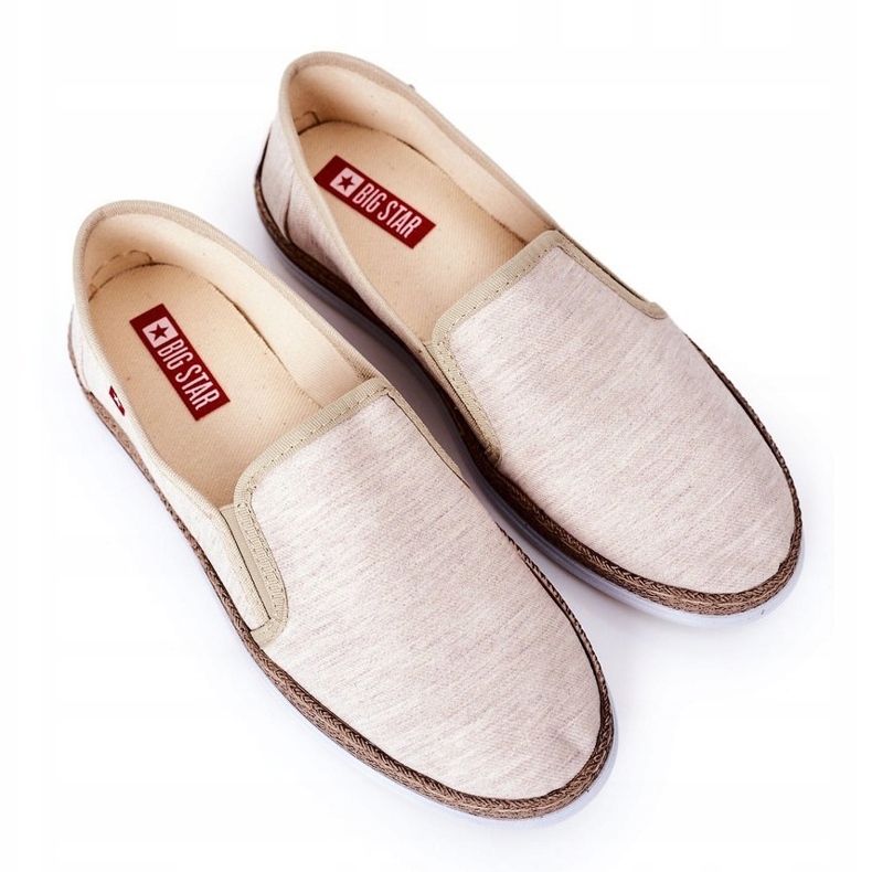 Espadrillas da uomo Big Star HH176001 Beige 2