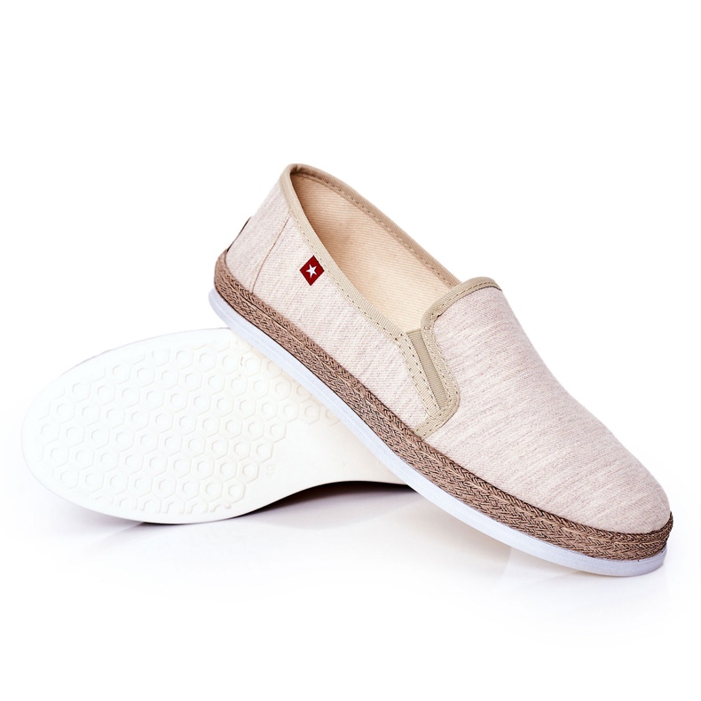 Espadrillas da uomo Big Star HH176001 Beige 3