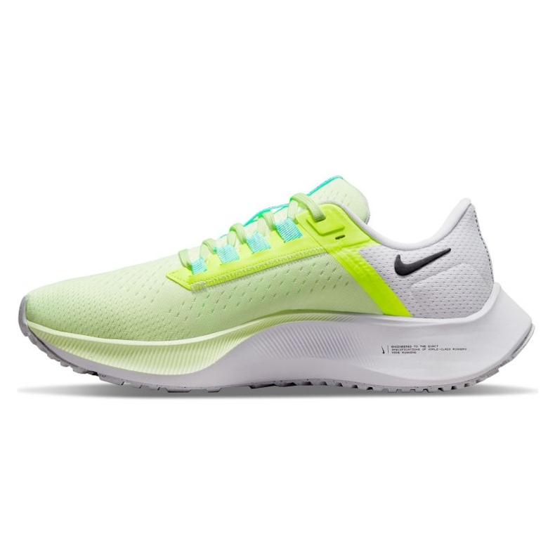 Nike Air Zoom Pegasus 38 W Scarpe da corsa CW7358-700 bianca verde 1