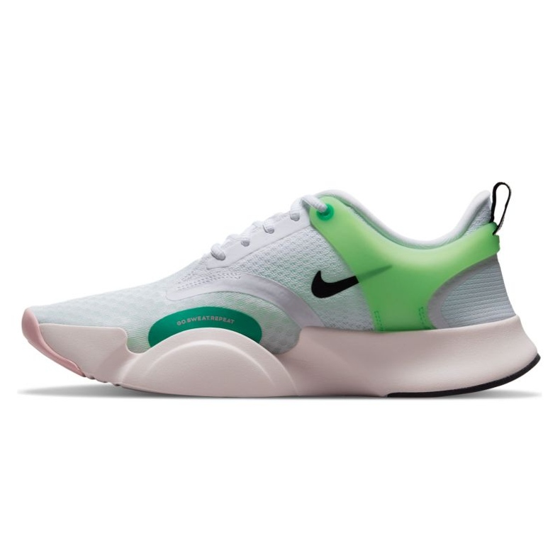 Nike SuperRep Go 2 W CZ0612-136 scarpe da allenamento bianca verde 1