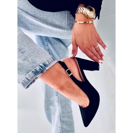 Décolleté con tacco aperto Spectra Negro nero 2