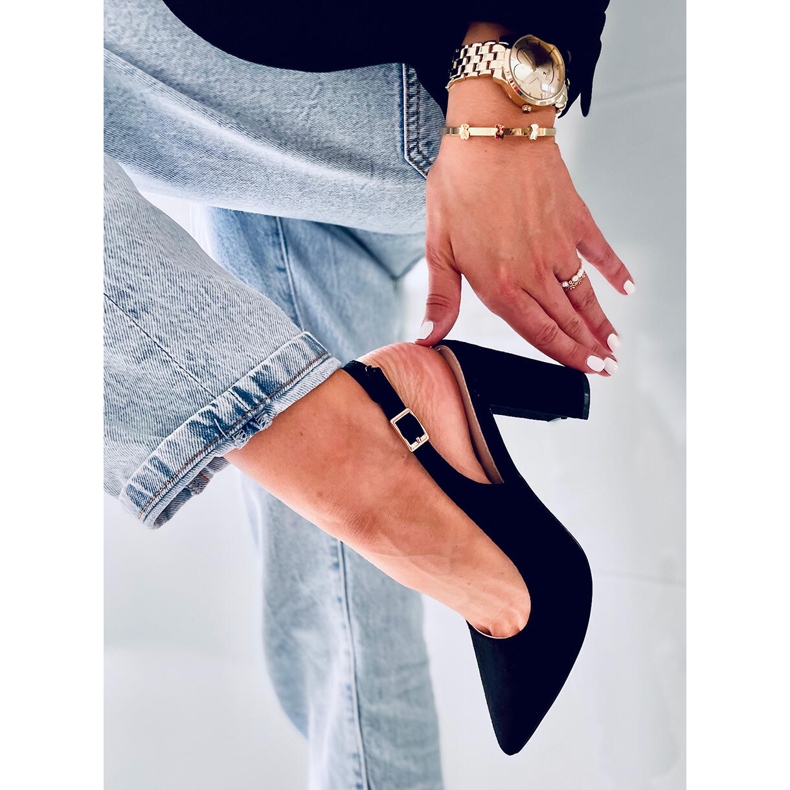 Décolleté con tacco aperto Spectra Negro nero 2