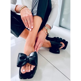 Pantofole Keesha nere con suola alta nero 1