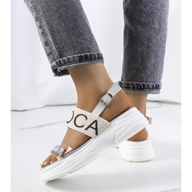 Sandali bianchi da donna Hanin bianco 1