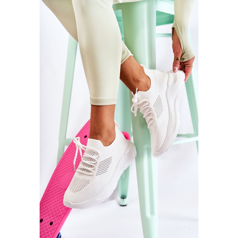 FK2 Scarpe Sportive da Donna Slip-on White Savanna bianca 2