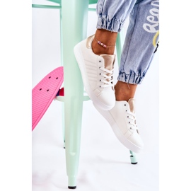 FK2 Scarpe sportive bianche da donna Samanta bianco d'oro 1