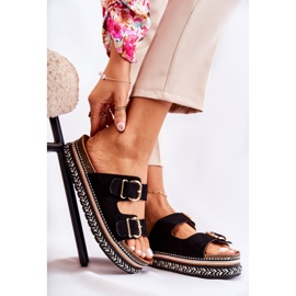 FE1 Ciabatte Donna Fibbie Nere Melissa nero 2