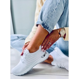 Lars Sneakers bianche a calzino bianco 2