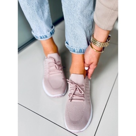 Sneakers a calzino Lars Pink rosa 1