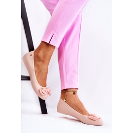 PH1 Ballerina in gomma con fiocco Fergie da donna beige 2