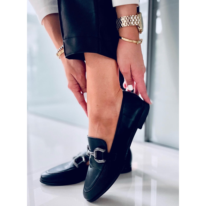 Mocassini da donna Tulip Black nero 1