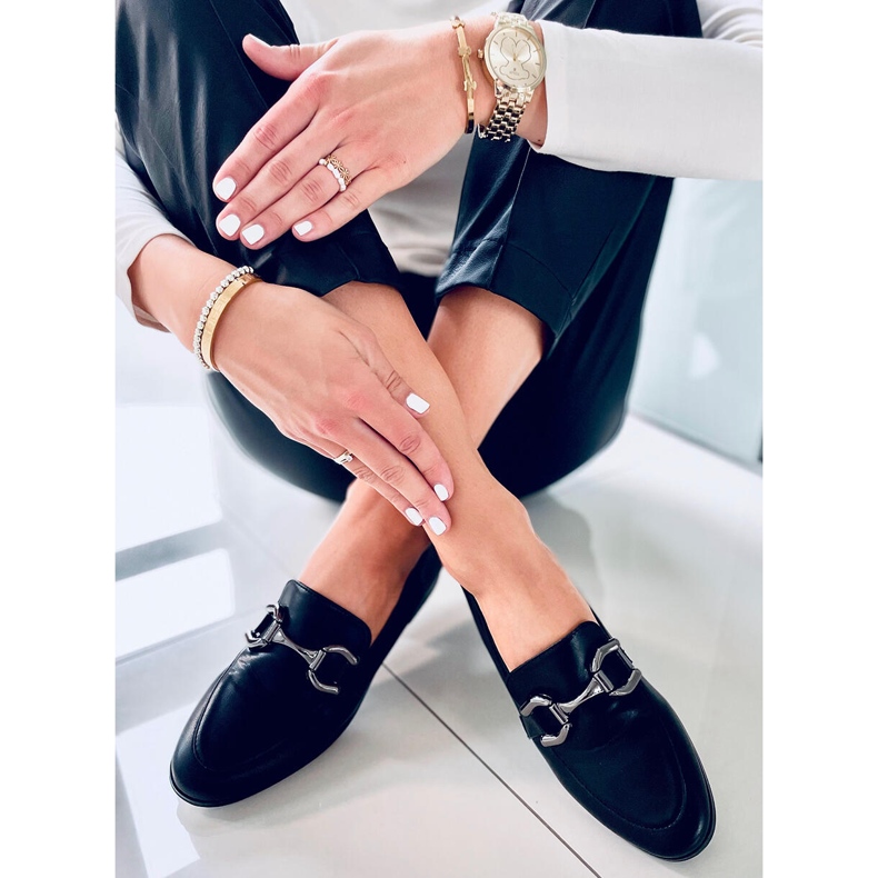 Mocassini da donna Tulip Black nero 2