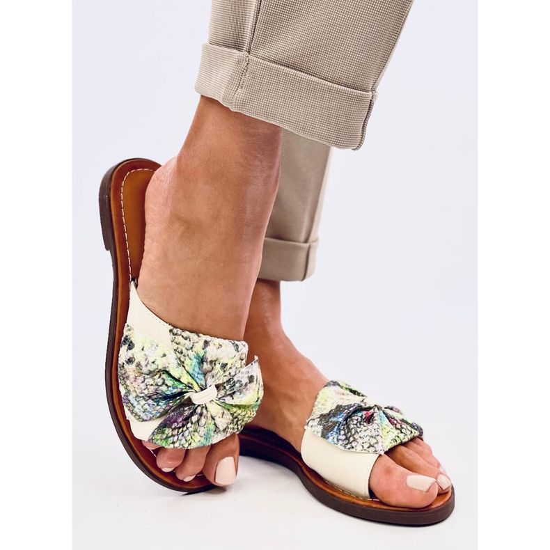 Ciabatte da donna Vors Beige multicolore 2