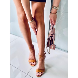 Sandali con tacco alto Sheila DK.CAMEL marrone 1