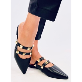 Sandali da donna Canna neri nero 2