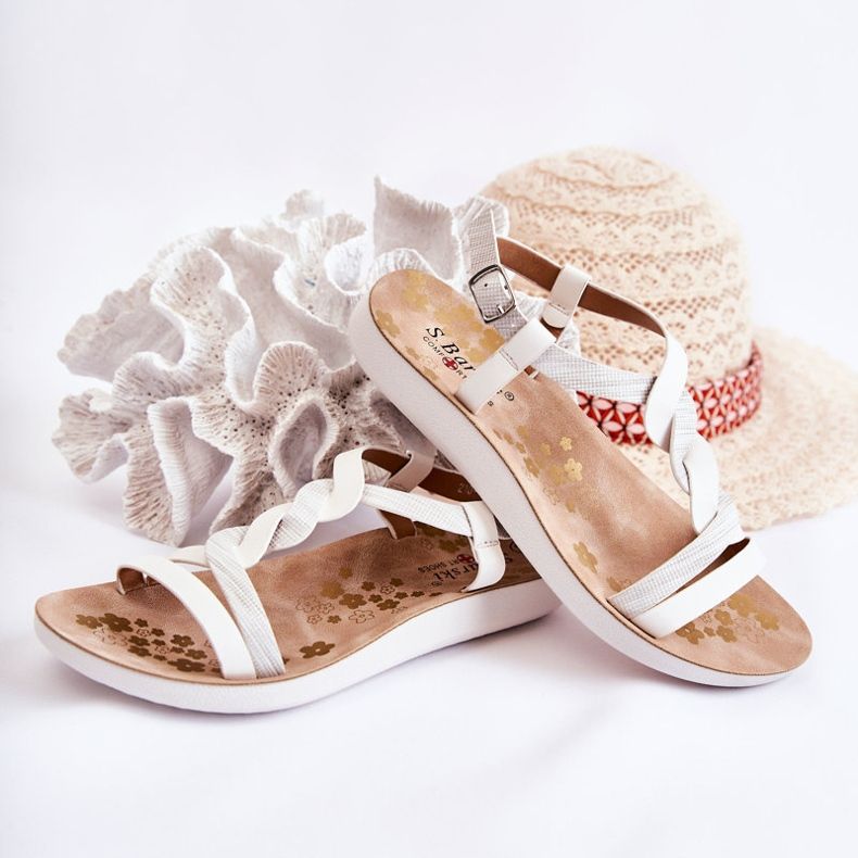 S.Barski Sandali Per Bambini Con Fibbia Dimmel Bianco bianca bianca 2