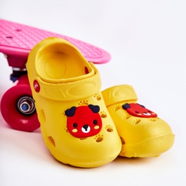 BEFADO S.A. Ciabatte per bambini Kroks Miś Befado 159X107 Giallo 1