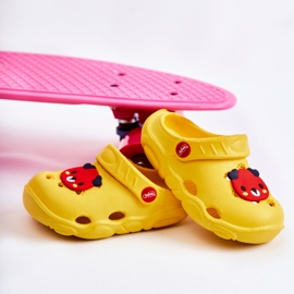 BEFADO S.A. Ciabatte per bambini Kroks Miś Befado 159X107 Giallo 2