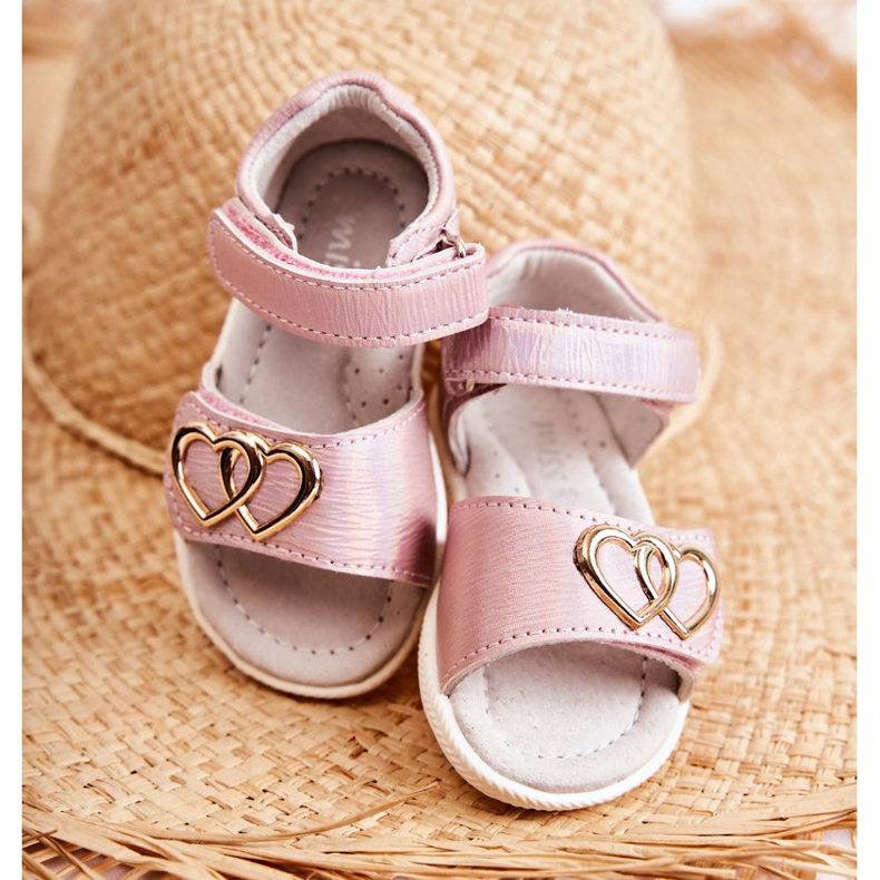 PE1 Sandali Per Bambini Con Velcro Rosa Catia ['rosa'] 2