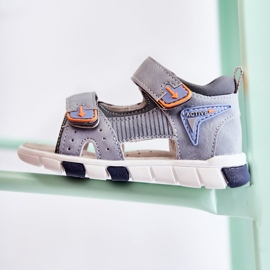 PE1 Comodi sandali per bambini grigi Samell ['grigio'] grigio 2