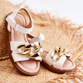 FR1 Sandali Per Bambini Con Velcro Layra Bianco ['bianco'] 1