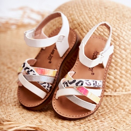 FR1 Sandali estivi Nelson bianchi per bambini bianco bianco 2