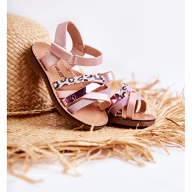 FR1 Sandali estivi Nelson rosa per bambini 1